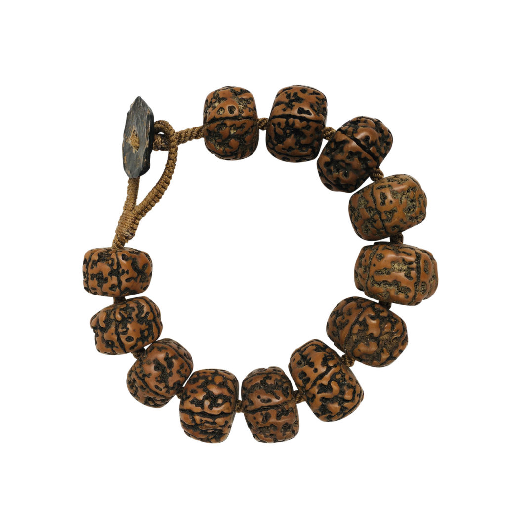 Moroccan Wood Prayer Bead And Bauble Jewels