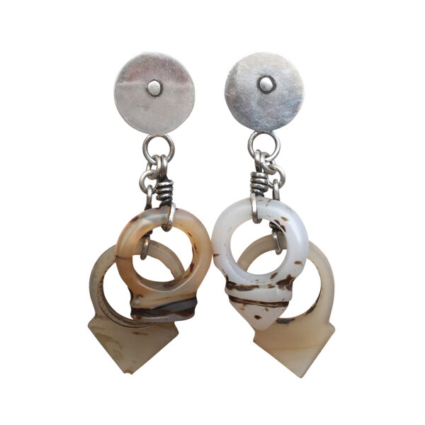 GlassAndAgateHairCharms