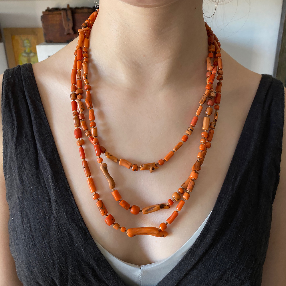 Honey Amber Oval Bead Necklace | Baltic Amber