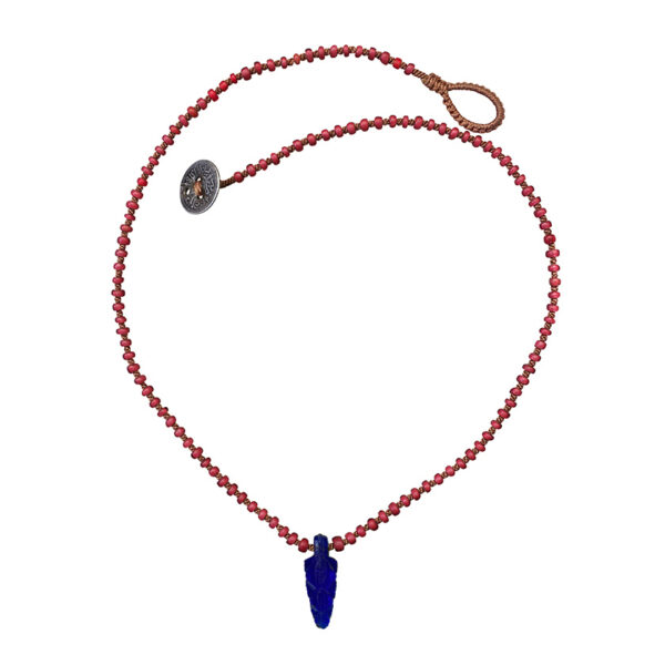 WhiteHeartBeads__Cobalt_Blue_Glass_Dagger